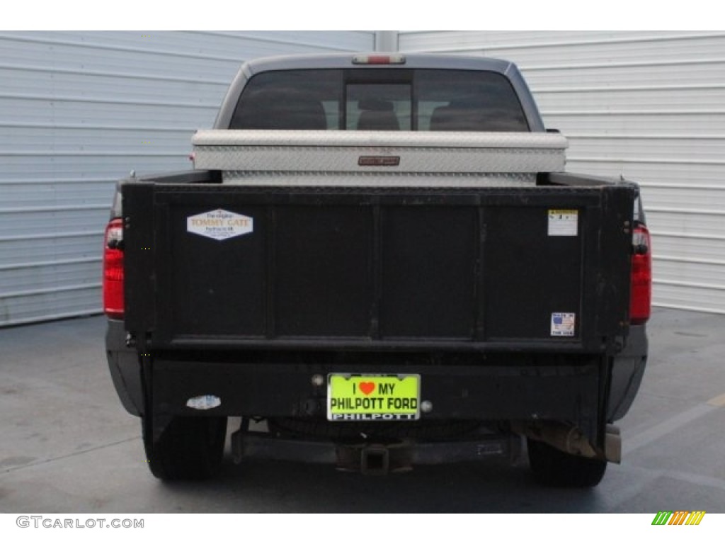 2011 F250 Super Duty Lariat Crew Cab 4x4 - Sterling Grey Metallic / Black Two Tone Leather photo #8