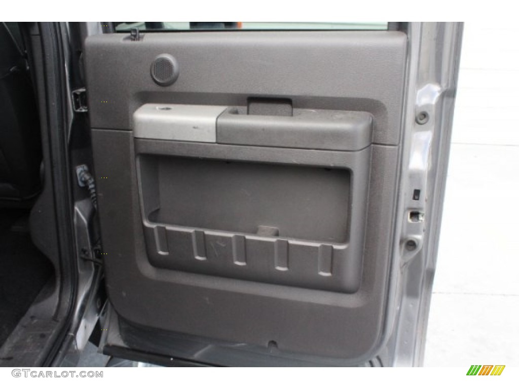 2011 F250 Super Duty Lariat Crew Cab 4x4 - Sterling Grey Metallic / Black Two Tone Leather photo #27