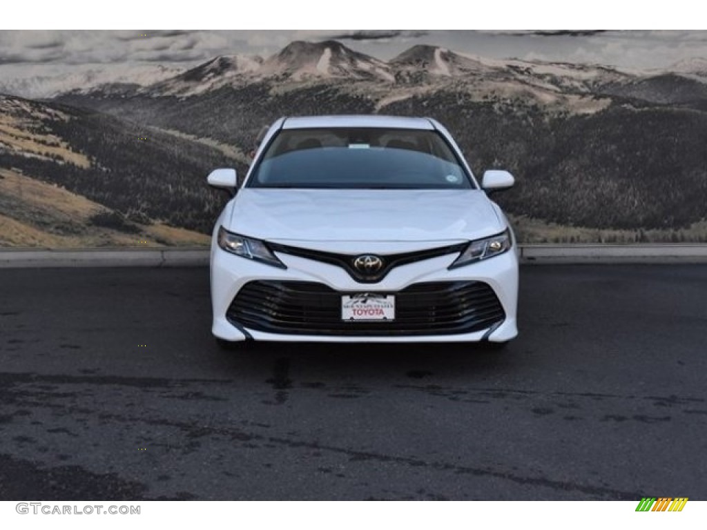 2019 Camry LE - Super White / Ash photo #2