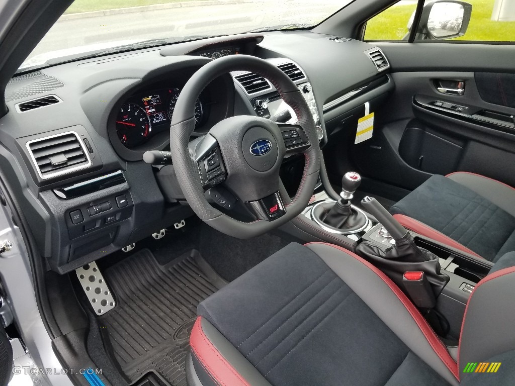 Carbon Black Interior 2019 Subaru WRX STI Limited Photo #129597508