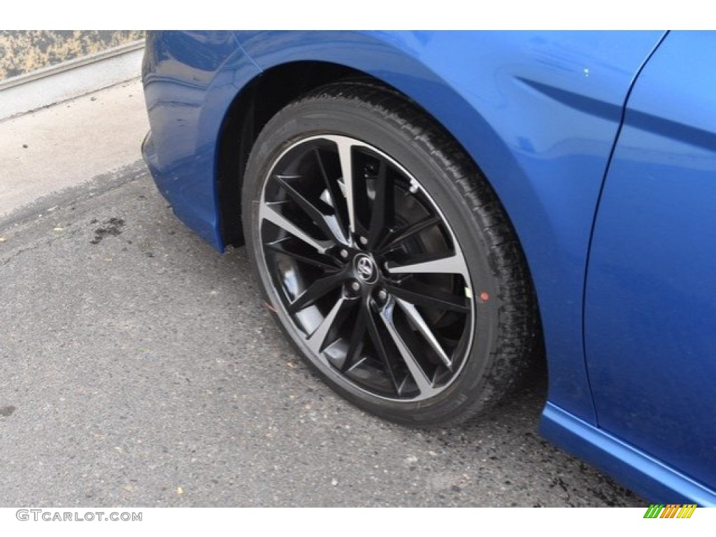 2019 Camry XSE - Blue Streak Metallic / Black photo #32