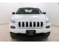 2017 Bright White Jeep Cherokee Sport 4x4  photo #2