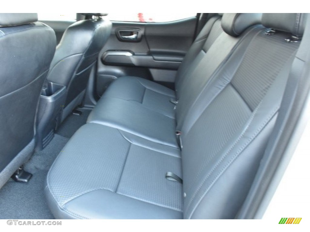 Black Interior 2019 Toyota Tacoma Limited Double Cab 4x4 Photo #129603114