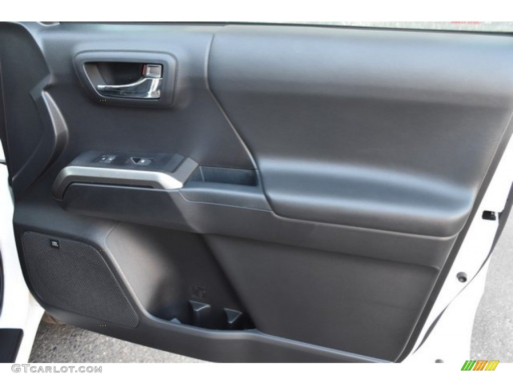 2019 Toyota Tacoma Limited Double Cab 4x4 Black Door Panel Photo #129603241