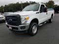 Oxford White - F250 Super Duty XL Regular Cab 4x4 Photo No. 3