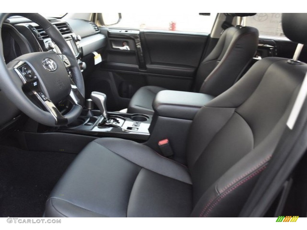 Black Interior 2019 Toyota 4Runner TRD Off-Road 4x4 Photo #129605074