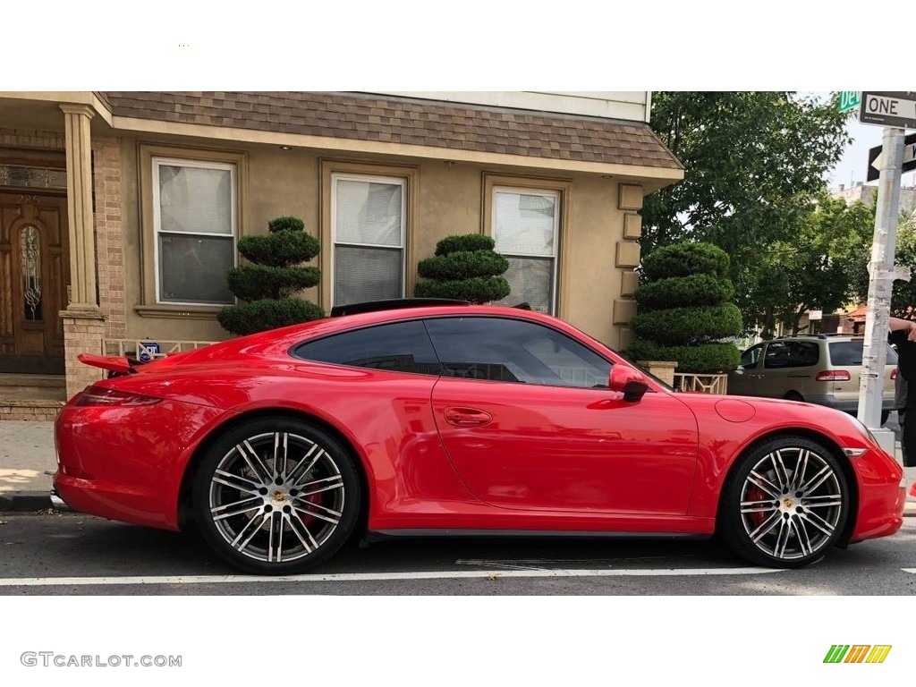 2015 911 Carrera 4S Coupe - Guards Red / Black photo #11