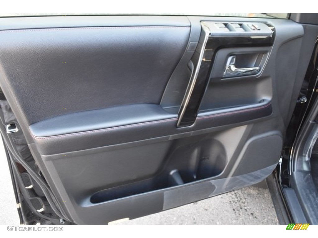 2019 Toyota 4Runner TRD Off-Road 4x4 Black Door Panel Photo #129605323