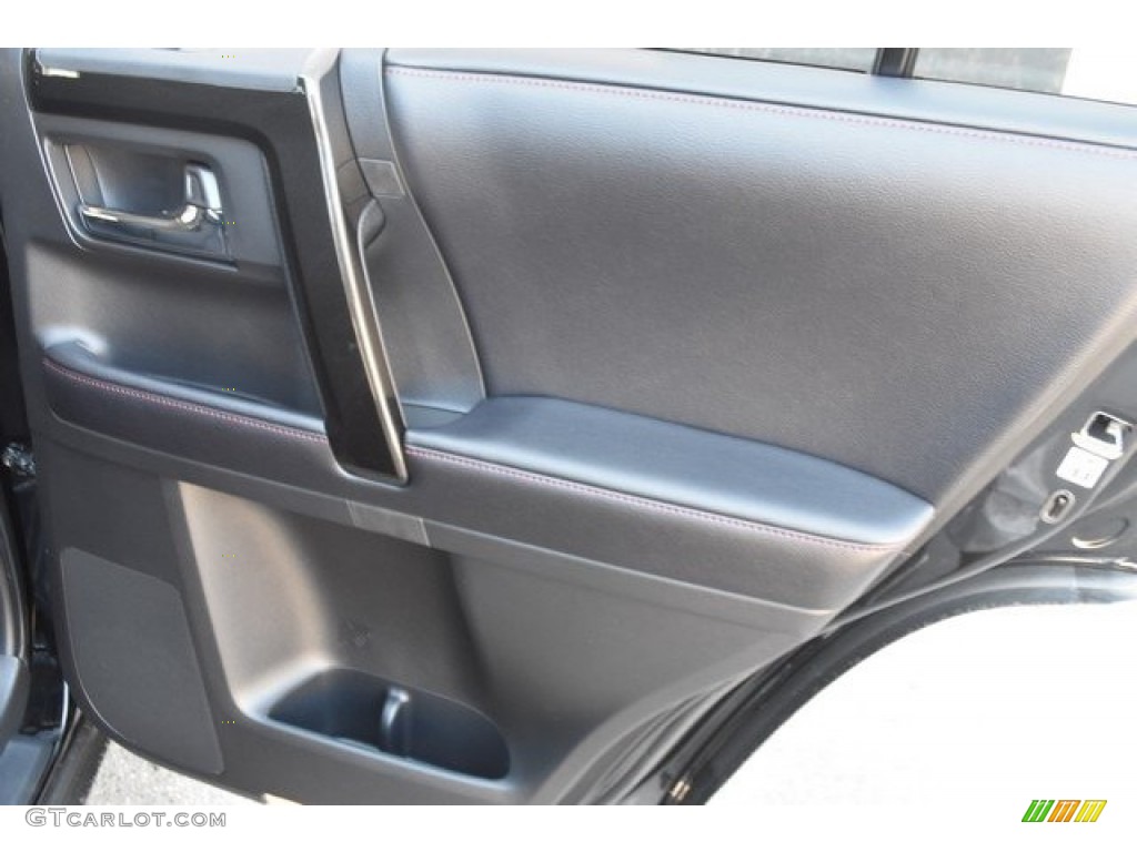 2019 Toyota 4Runner TRD Off-Road 4x4 Black Door Panel Photo #129605383