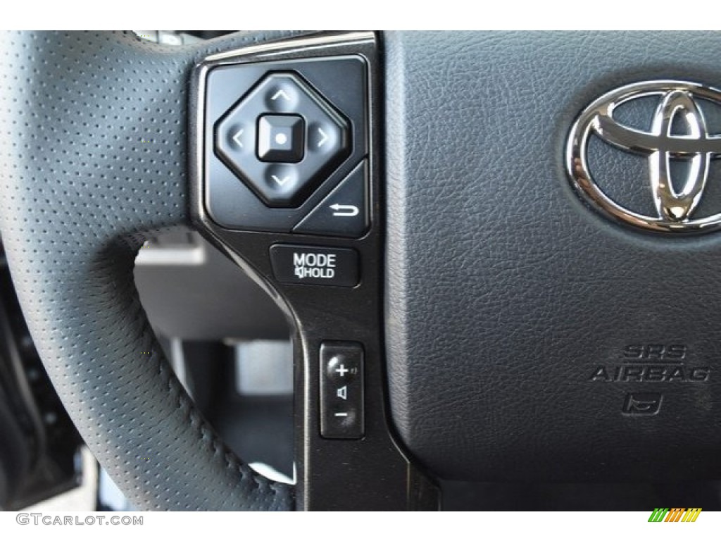 2019 Toyota 4Runner TRD Off-Road 4x4 Black Steering Wheel Photo #129605434