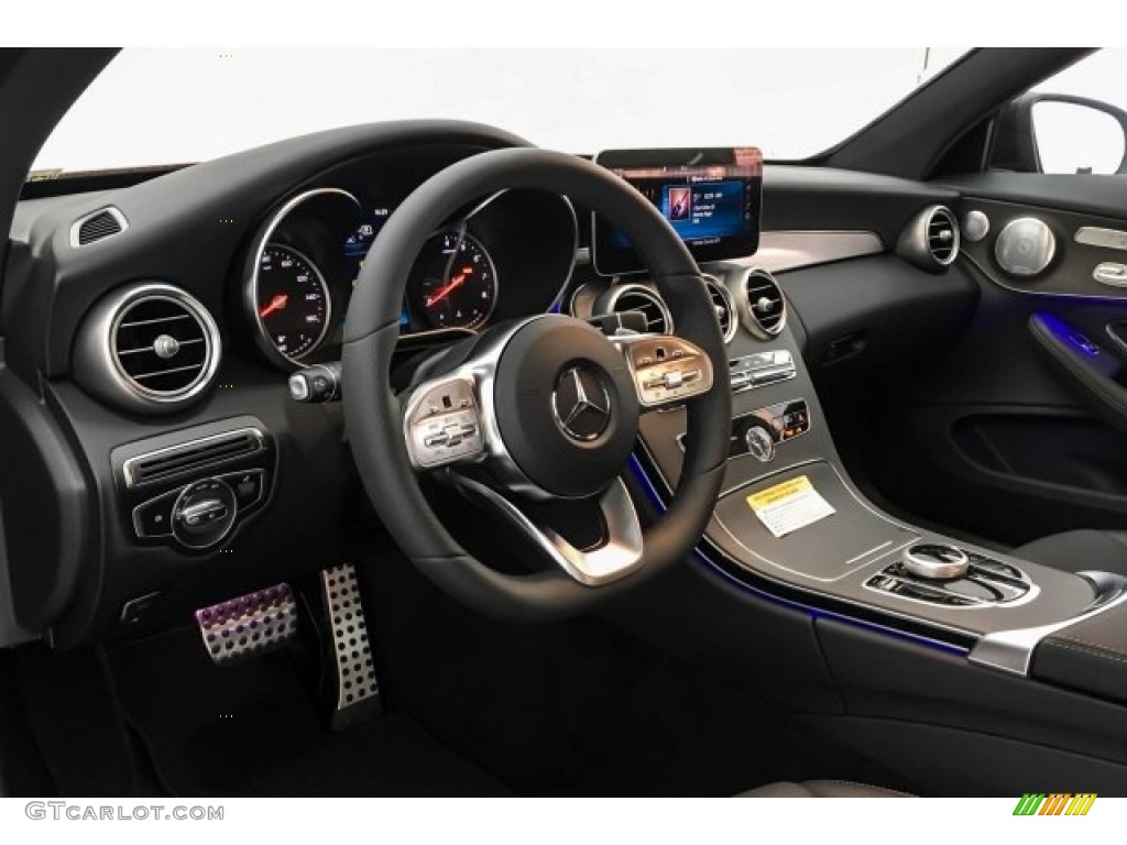 2019 Mercedes-Benz C 300 Coupe Magma Grey/Black Dashboard Photo #129605641