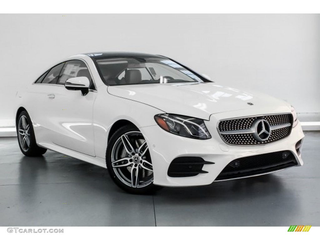 Polar White 2019 Mercedes-Benz E 450 Coupe Exterior Photo #129606241
