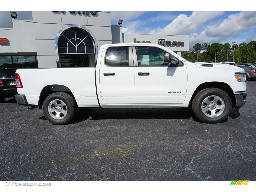 2019 1500 Tradesman Quad Cab 4x4 - Bright White / Black photo #11