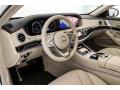 Silk Beige/Espresso Brown 2019 Mercedes-Benz S 450 Sedan Interior Color