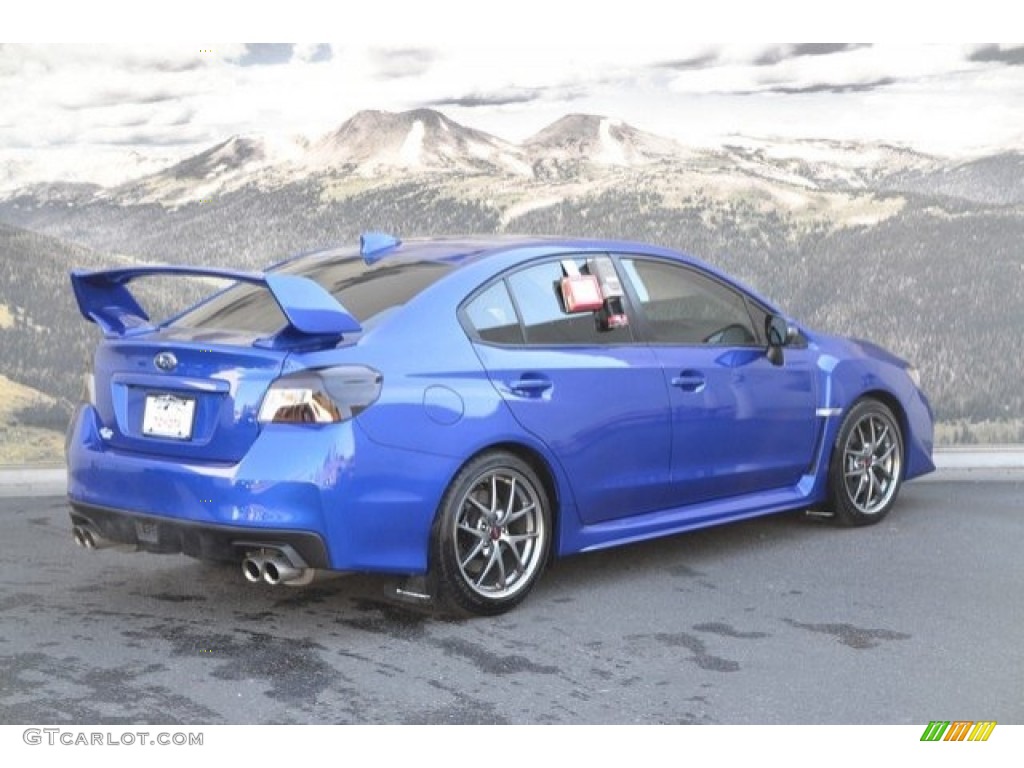 2017 WRX STI Limited - WR Blue Pearl / Carbon Black photo #3
