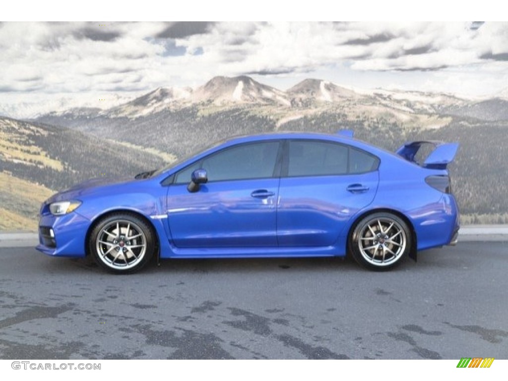 2017 WRX STI Limited - WR Blue Pearl / Carbon Black photo #6