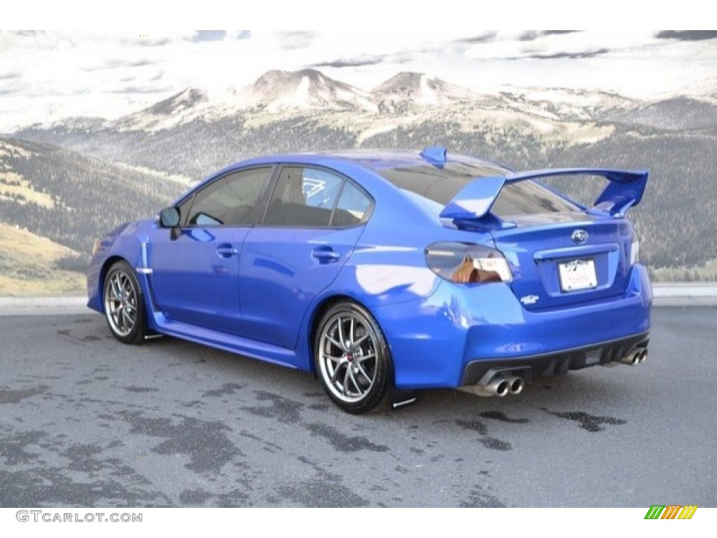 2017 WRX STI Limited - WR Blue Pearl / Carbon Black photo #7