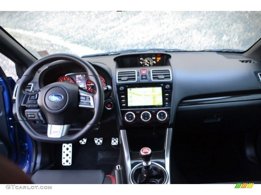 2017 Subaru WRX STI Limited Carbon Black Dashboard Photo #129608314