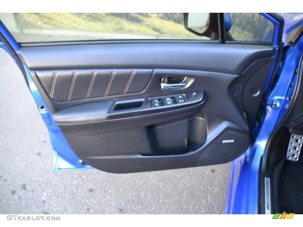 2017 Subaru WRX STI Limited Carbon Black Door Panel Photo #129608548