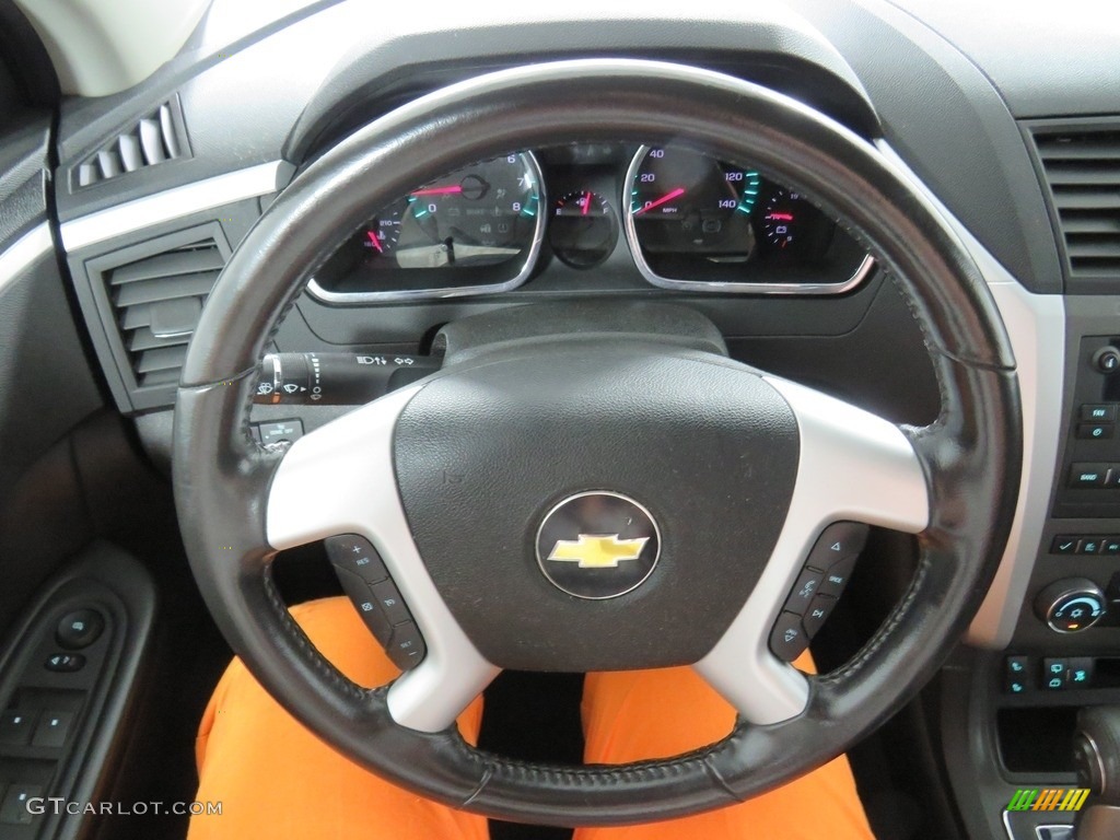 2011 Traverse LT - Gold Mist Metallic / Ebony/Ebony photo #29