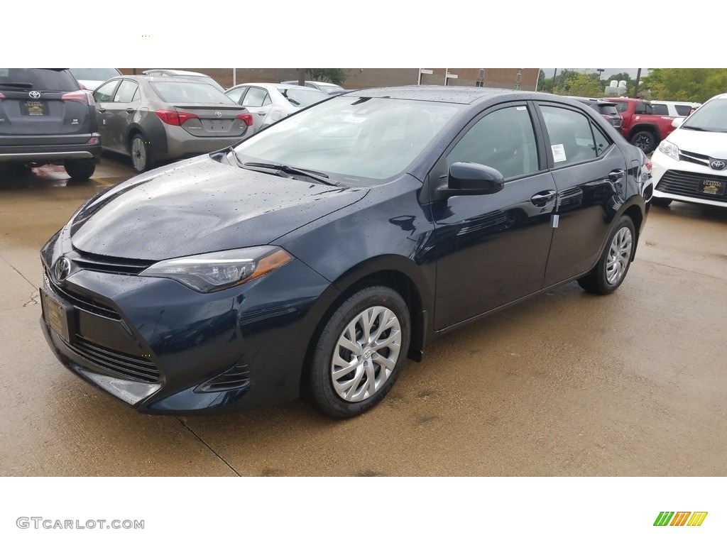 2019 Corolla LE - Galactic Aqua Mica / Black photo #1