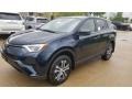 2018 Galactic Aqua Mica Toyota RAV4 LE  photo #1