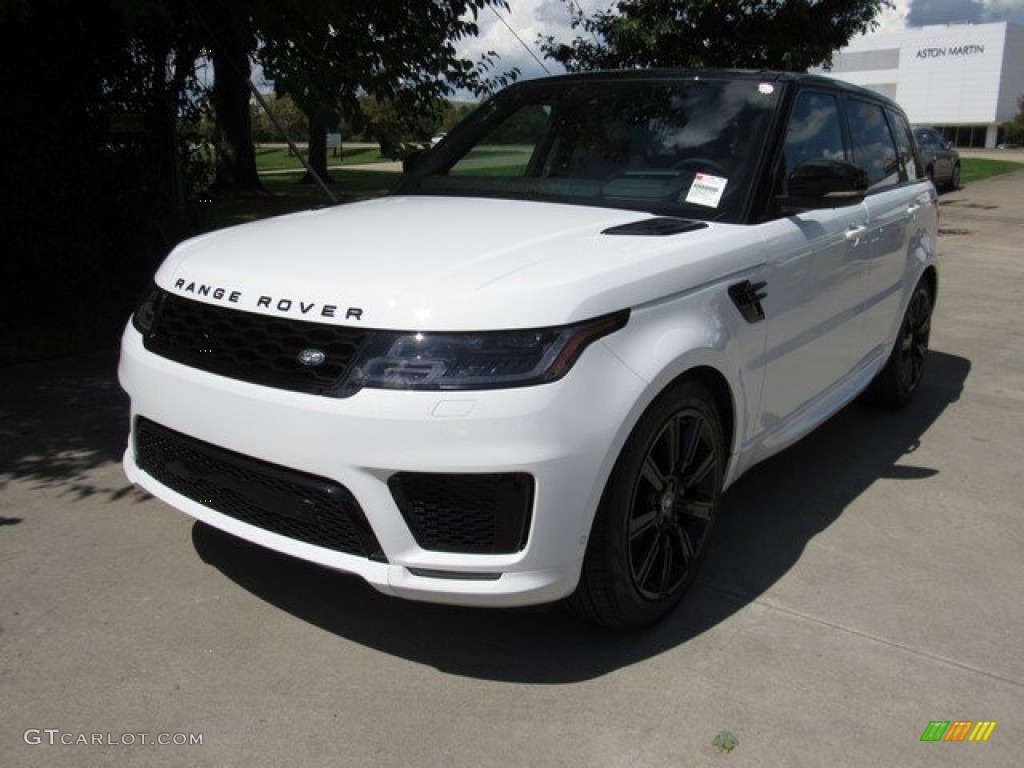 Fuji White 2019 Land Rover Range Rover Sport Supercharged Dynamic Exterior Photo #129609535