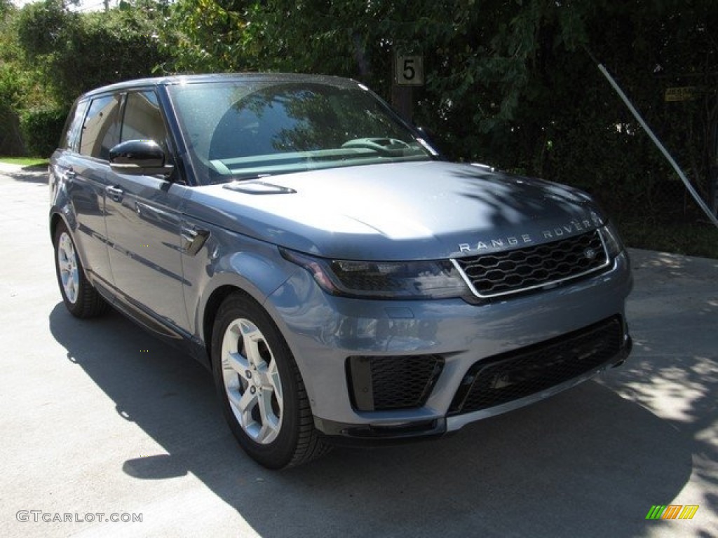 2019 Range Rover Sport HSE - Byron Blue Metallic / Ebony/Ebony photo #2