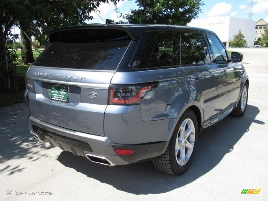 2019 Range Rover Sport HSE - Byron Blue Metallic / Ebony/Ebony photo #7