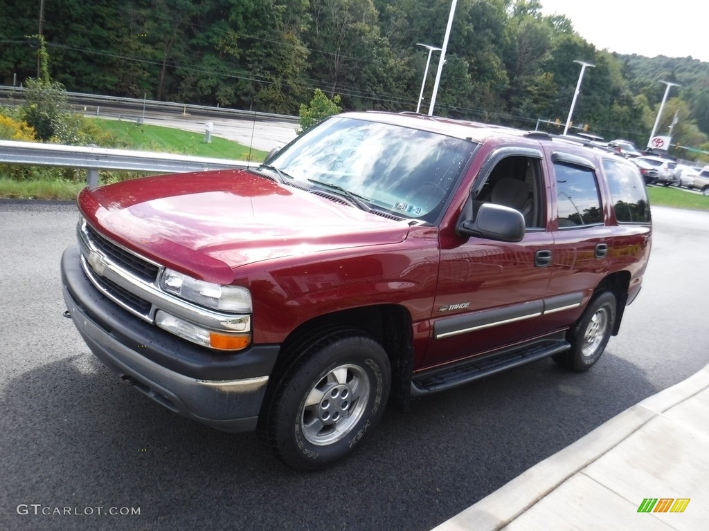 2003 Tahoe LS 4x4 - Redfire Metallic / Gray/Dark Charcoal photo #6