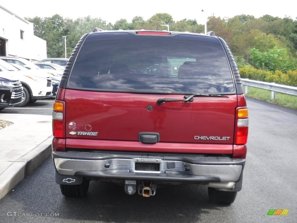 2003 Tahoe LS 4x4 - Redfire Metallic / Gray/Dark Charcoal photo #7
