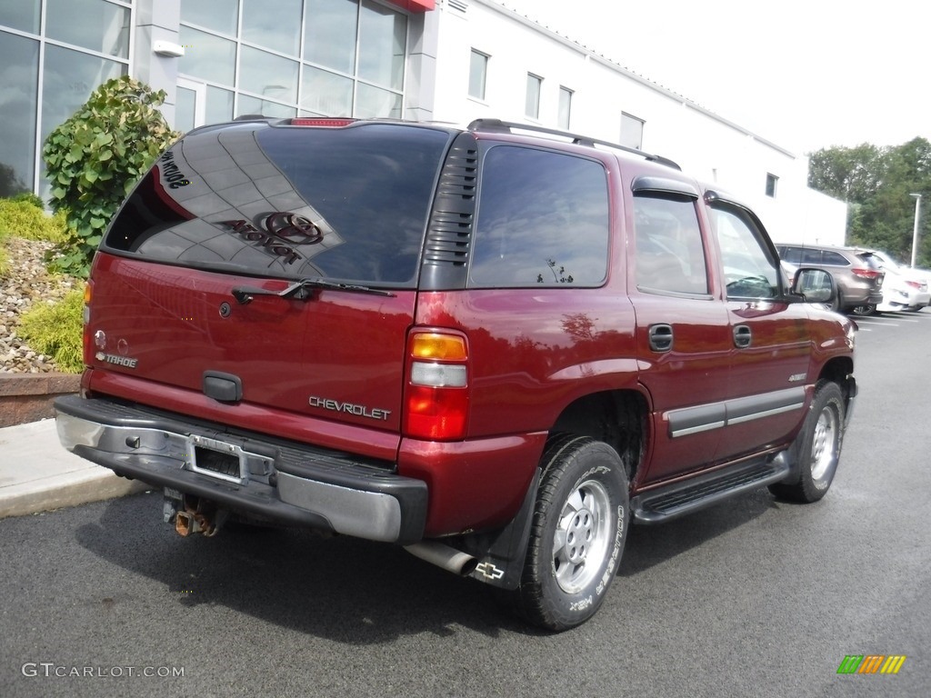 2003 Tahoe LS 4x4 - Redfire Metallic / Gray/Dark Charcoal photo #8