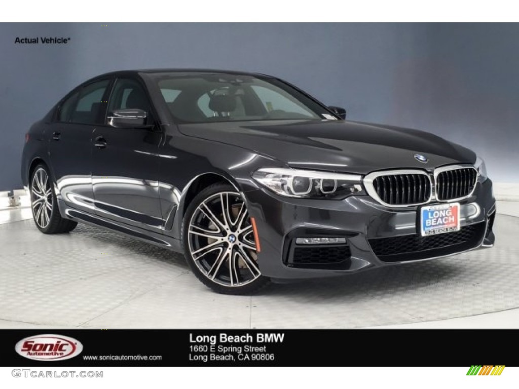 2019 5 Series 540i Sedan - Dark Graphite Metallic / Black photo #1