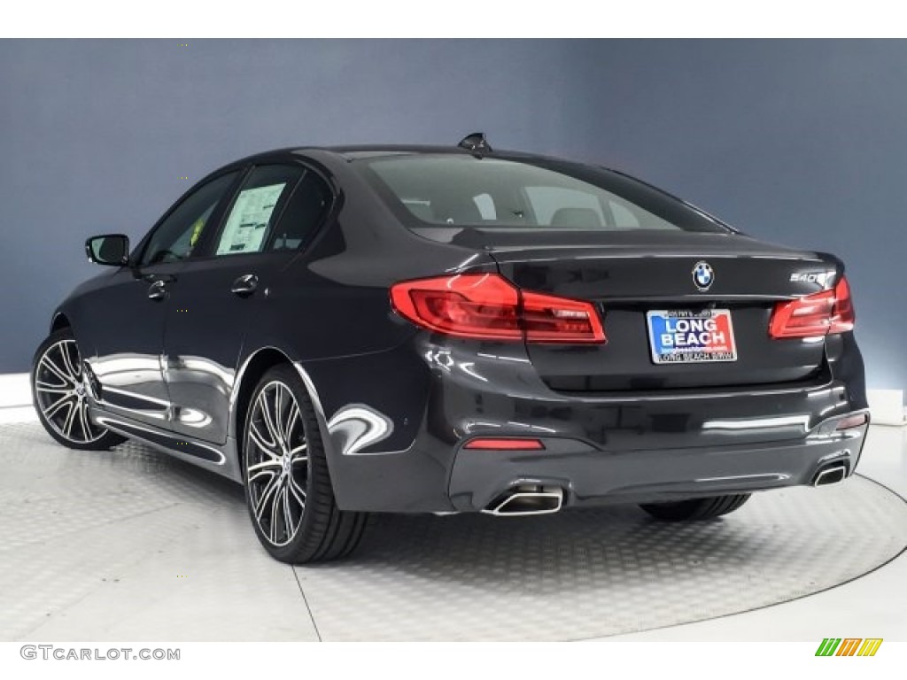 2019 5 Series 540i Sedan - Dark Graphite Metallic / Black photo #2