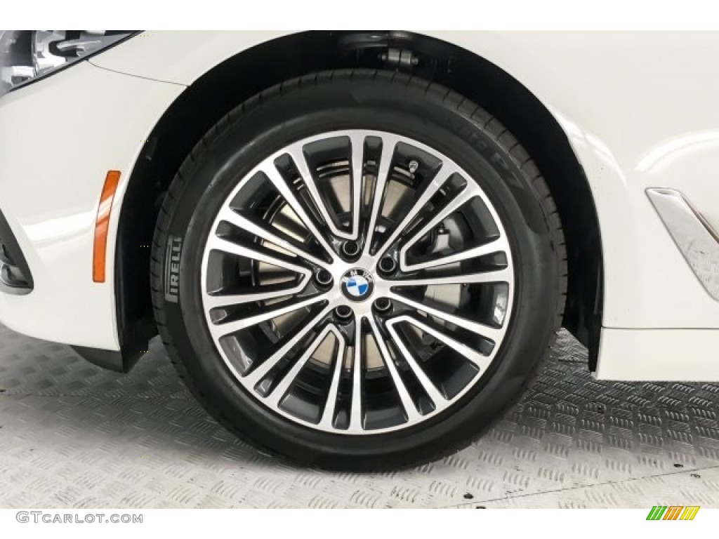 2019 5 Series 540i Sedan - Alpine White / Black photo #9