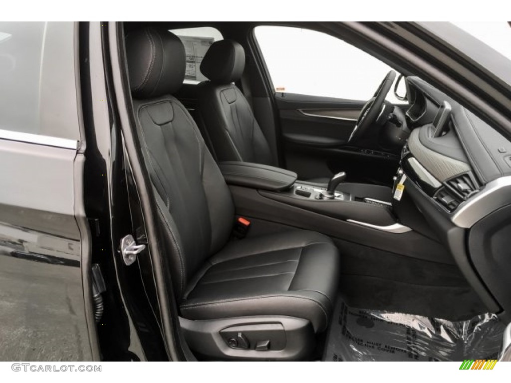 Black Interior 2019 BMW X6 sDrive35i Photo #129614644