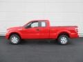 2013 Race Red Ford F150 XL SuperCab 4x4  photo #2