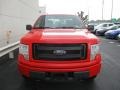 2013 Race Red Ford F150 XL SuperCab 4x4  photo #10