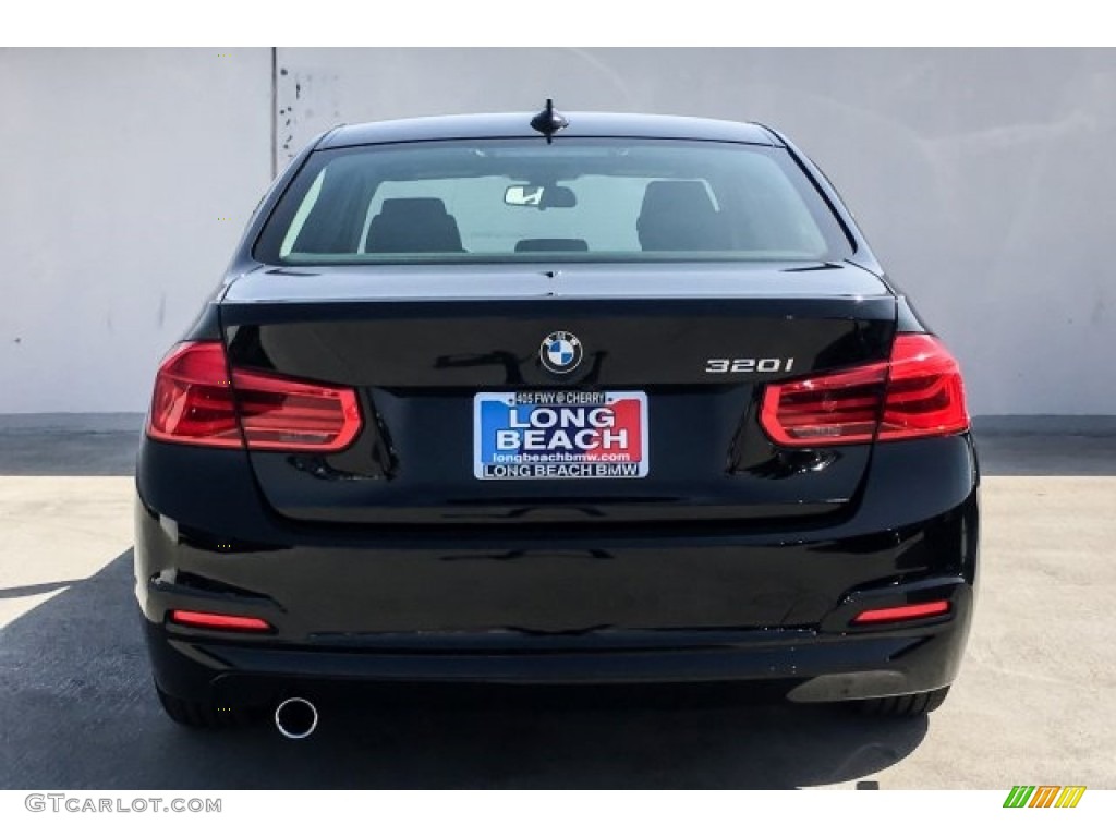 2018 3 Series 320i Sedan - Jet Black / Black photo #2