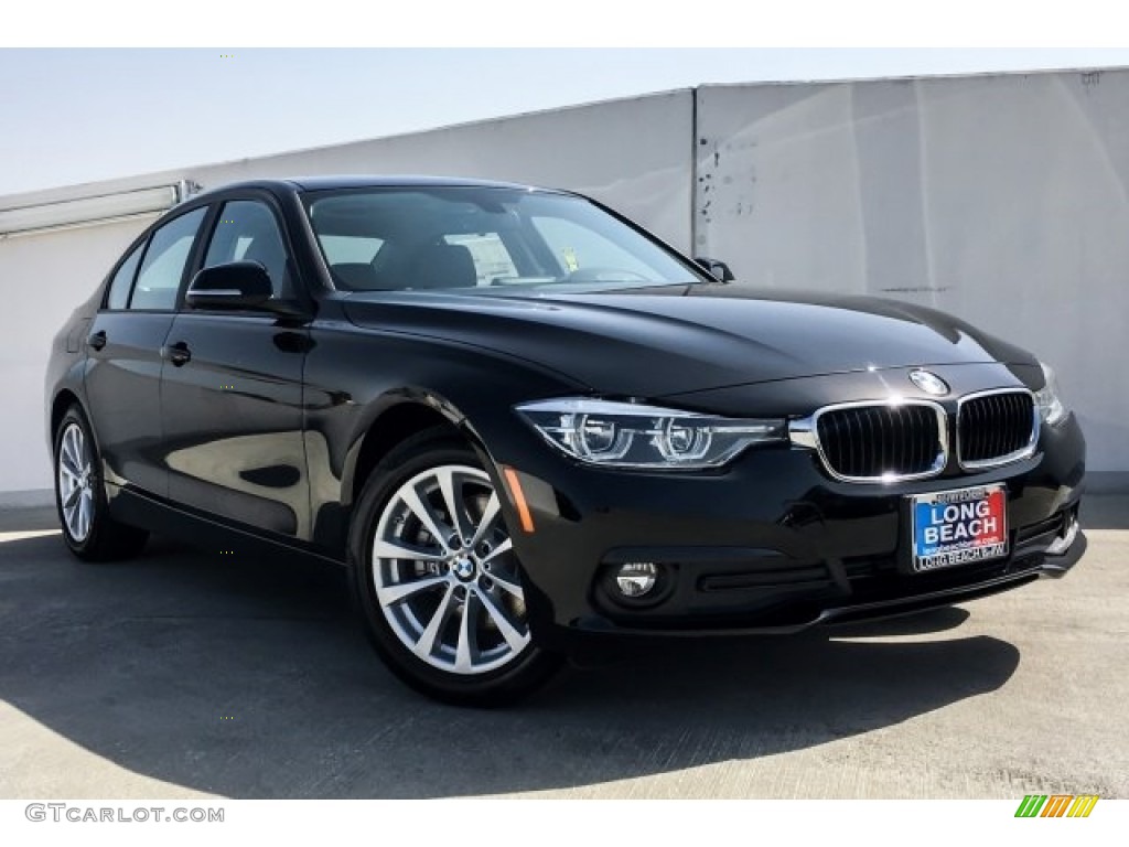 2018 3 Series 320i Sedan - Jet Black / Black photo #11