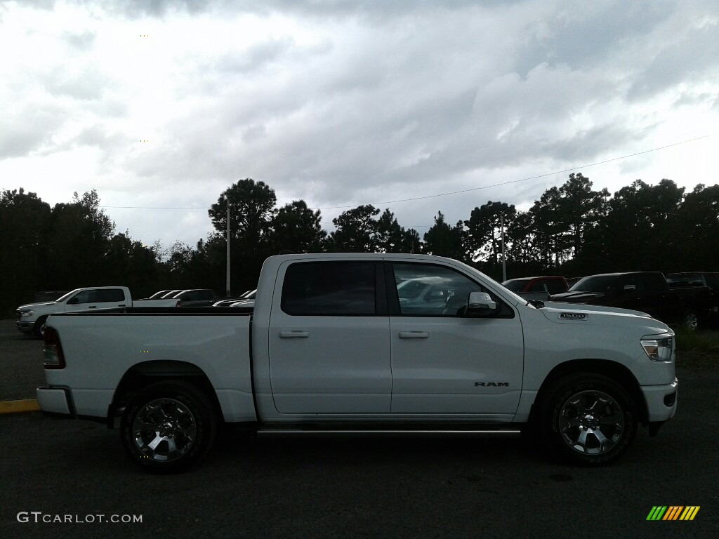 2019 1500 Big Horn Crew Cab - Bright White / Black photo #6