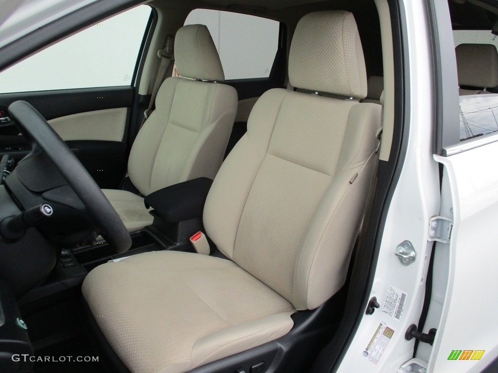 2015 CR-V EX - White Diamond Pearl / Beige photo #12