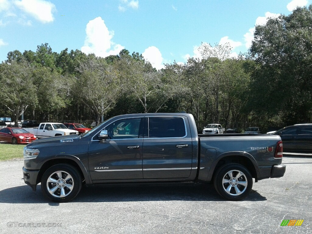 2019 1500 Limited Crew Cab 4x4 - Granite Crystal Metallic / Black photo #2