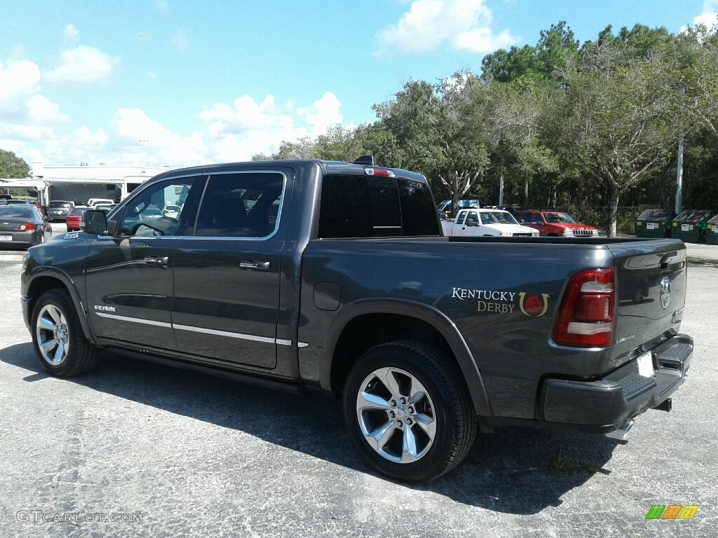 2019 1500 Limited Crew Cab 4x4 - Granite Crystal Metallic / Black photo #3
