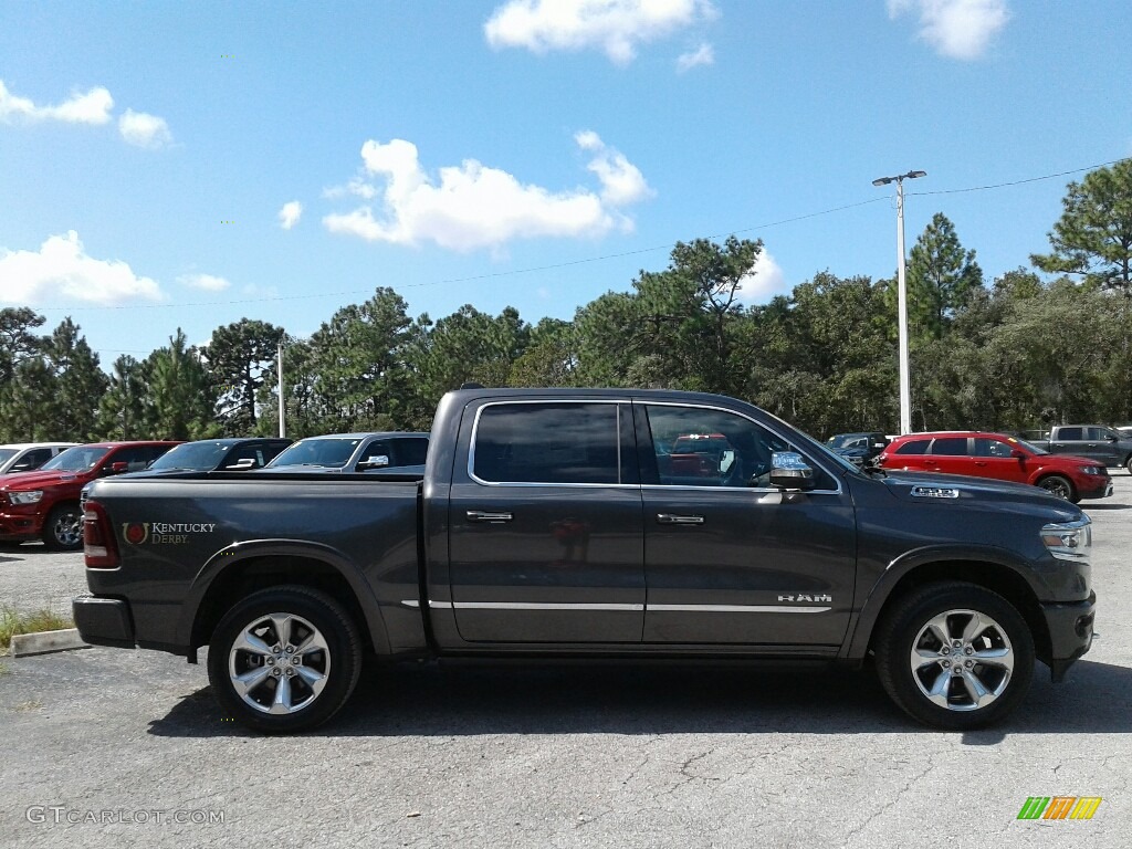 2019 1500 Limited Crew Cab 4x4 - Granite Crystal Metallic / Black photo #6