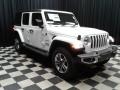 2018 Bright White Jeep Wrangler Unlimited Sahara 4x4  photo #4