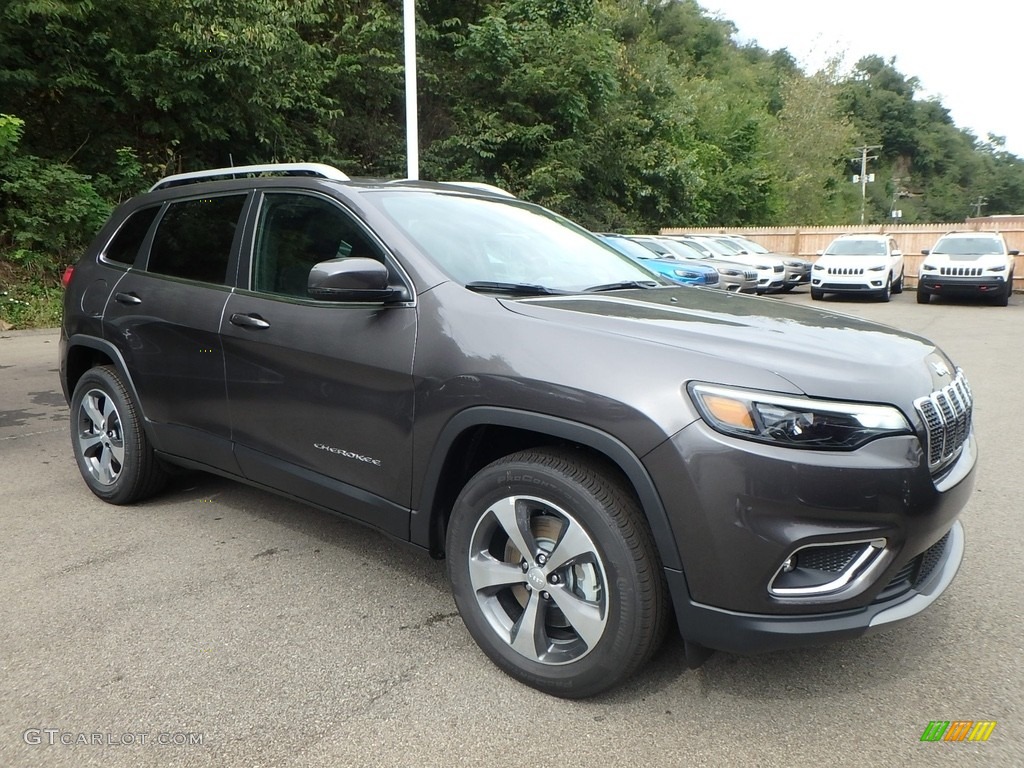 Granite Crystal Metallic 2019 Jeep Cherokee Limited 4x4 Exterior Photo #129617127