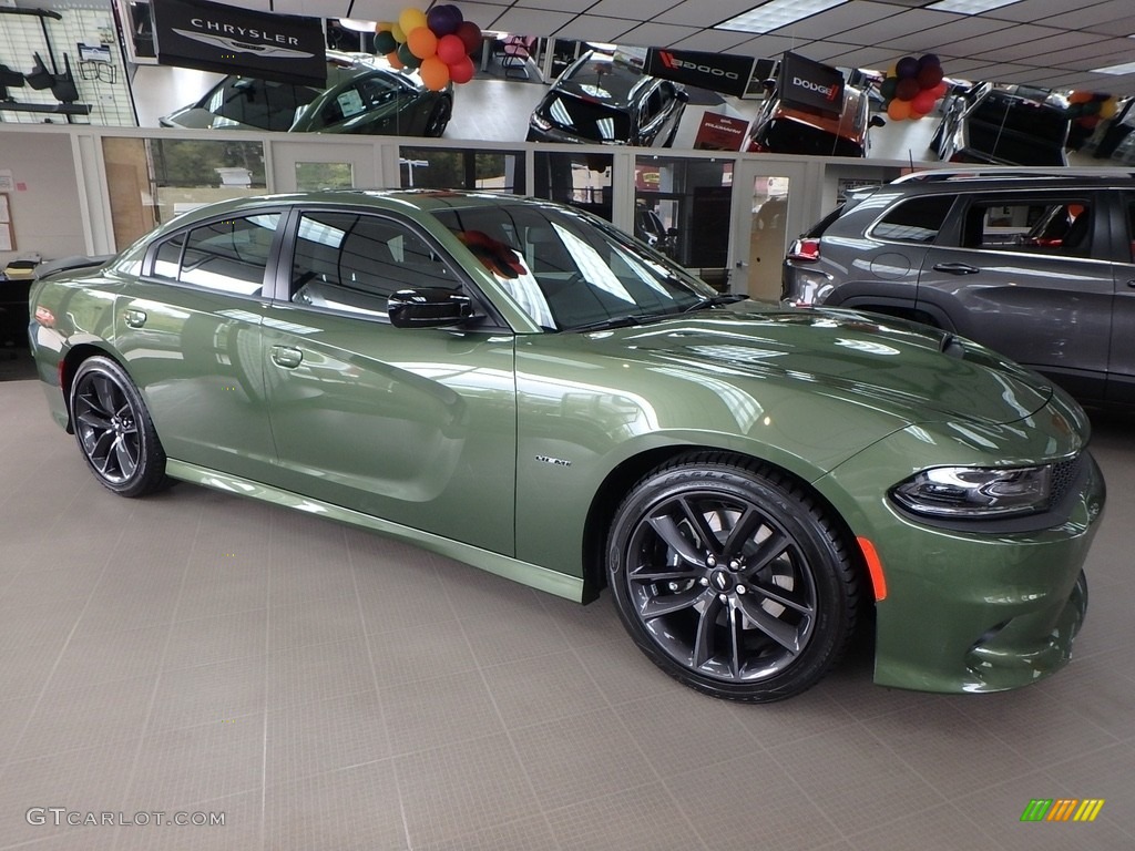 F8 Green 2019 Dodge Charger R/T Exterior Photo #129618620