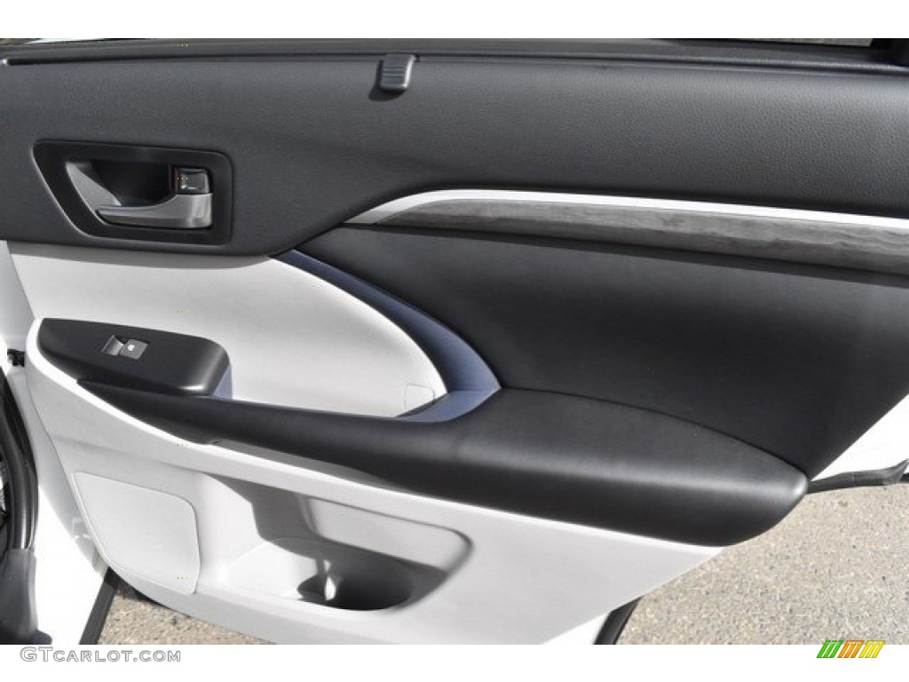 2019 Toyota Highlander Limited Platinum AWD Ash Door Panel Photo #129618635