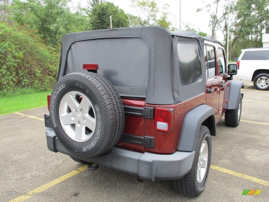 2007 Wrangler Unlimited X 4x4 - Red Rock Crystal Pearl / Dark Slate Gray/Medium Slate Gray photo #3